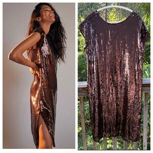 NWT Anthropologie Maeve Kara Sequined Mini Dress - Medium
